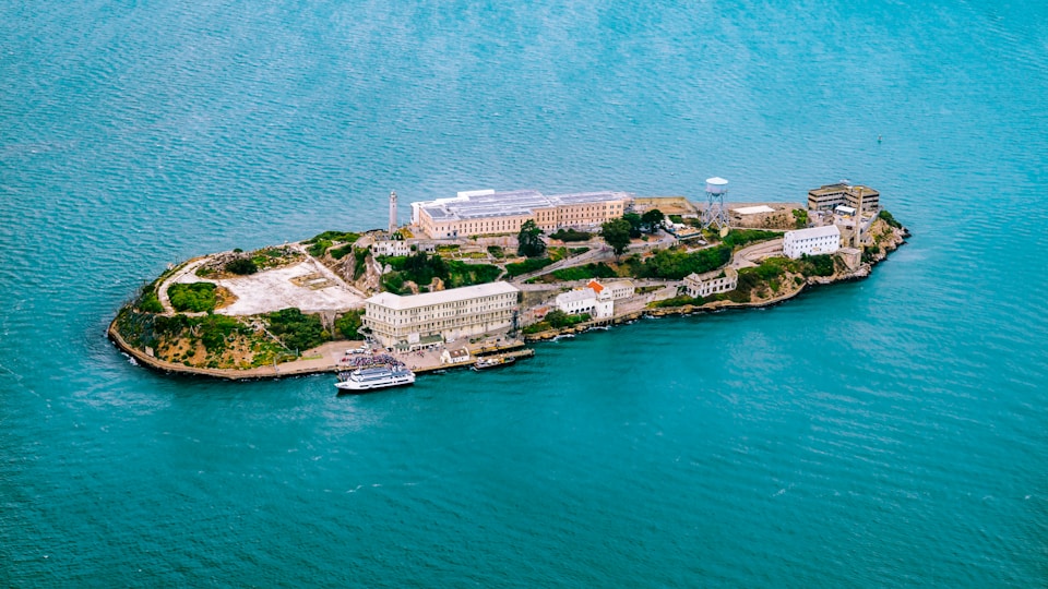 Alcatraz Island in San Francisco Bay